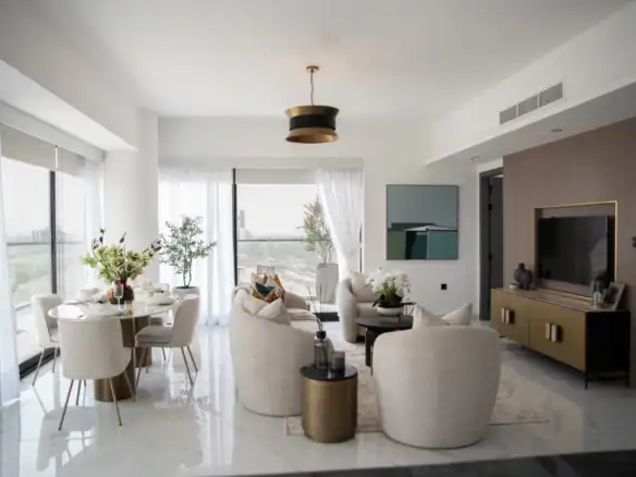 Glam Residence — интерьер гостиной