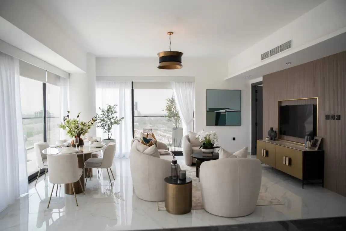 Glam Residence — интерьер гостиной