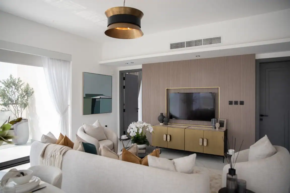 Glam Residence — интерьер гостиной, фото 12